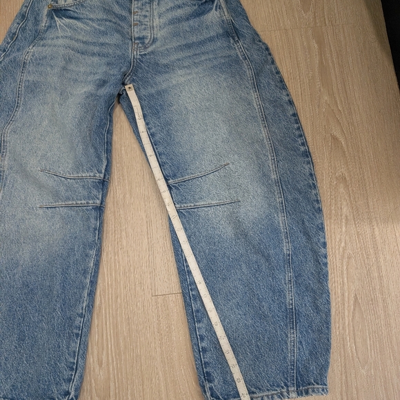 Free People We The Free Lucky You Mid Rise Barrel Jeans - Picture 13 of 16